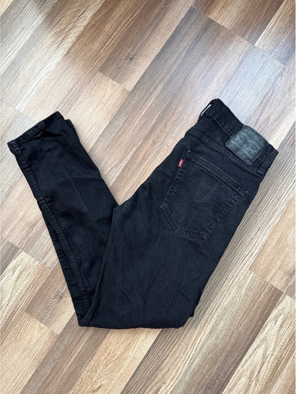 Levi's 512 Black Slim Fit Jeans W33 L32